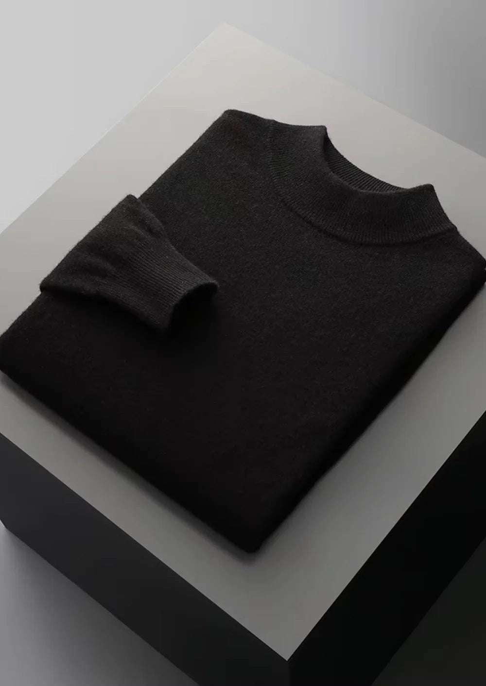 Fine Merino Mock Neck