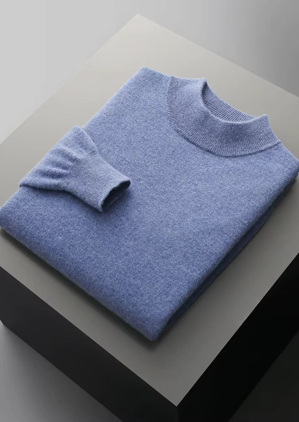Fine Merino Mock Neck