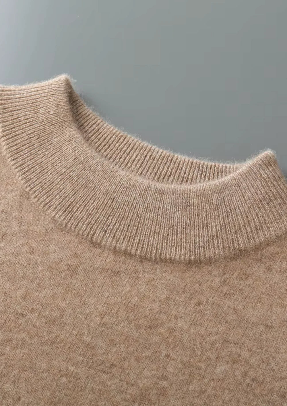 Fine Merino Mock Neck