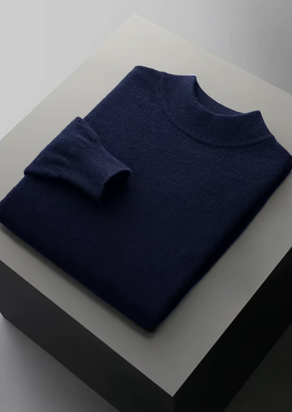 Fine Merino Mock Neck